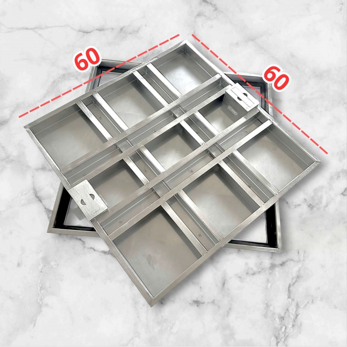 Nắp bể ngầm inox 60x60 cm
